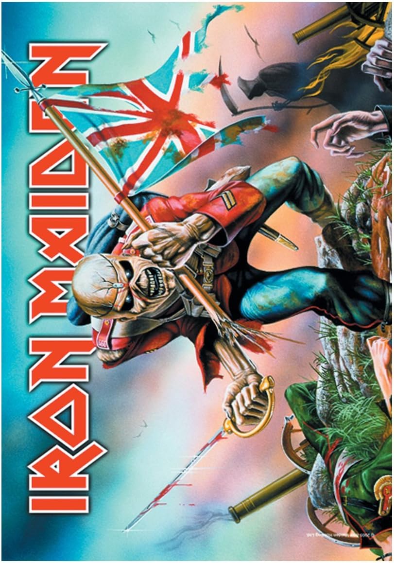 Iron Maiden Poster Flag Trooper