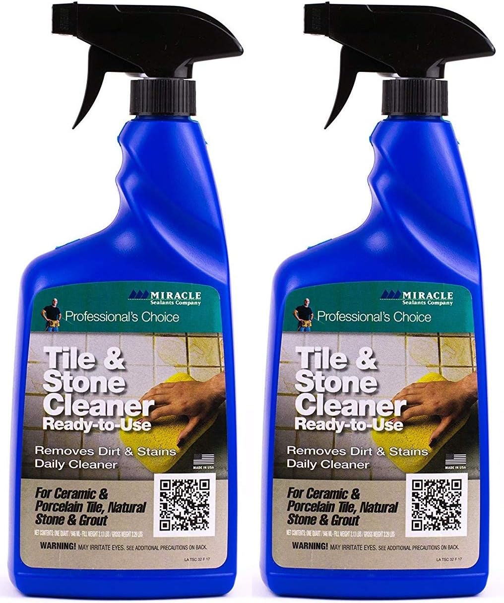 Miracle Sealants TSC632OZR Tile & Stone, 32oz Cleaners, 32 oz. (Тwо Расk) - - 