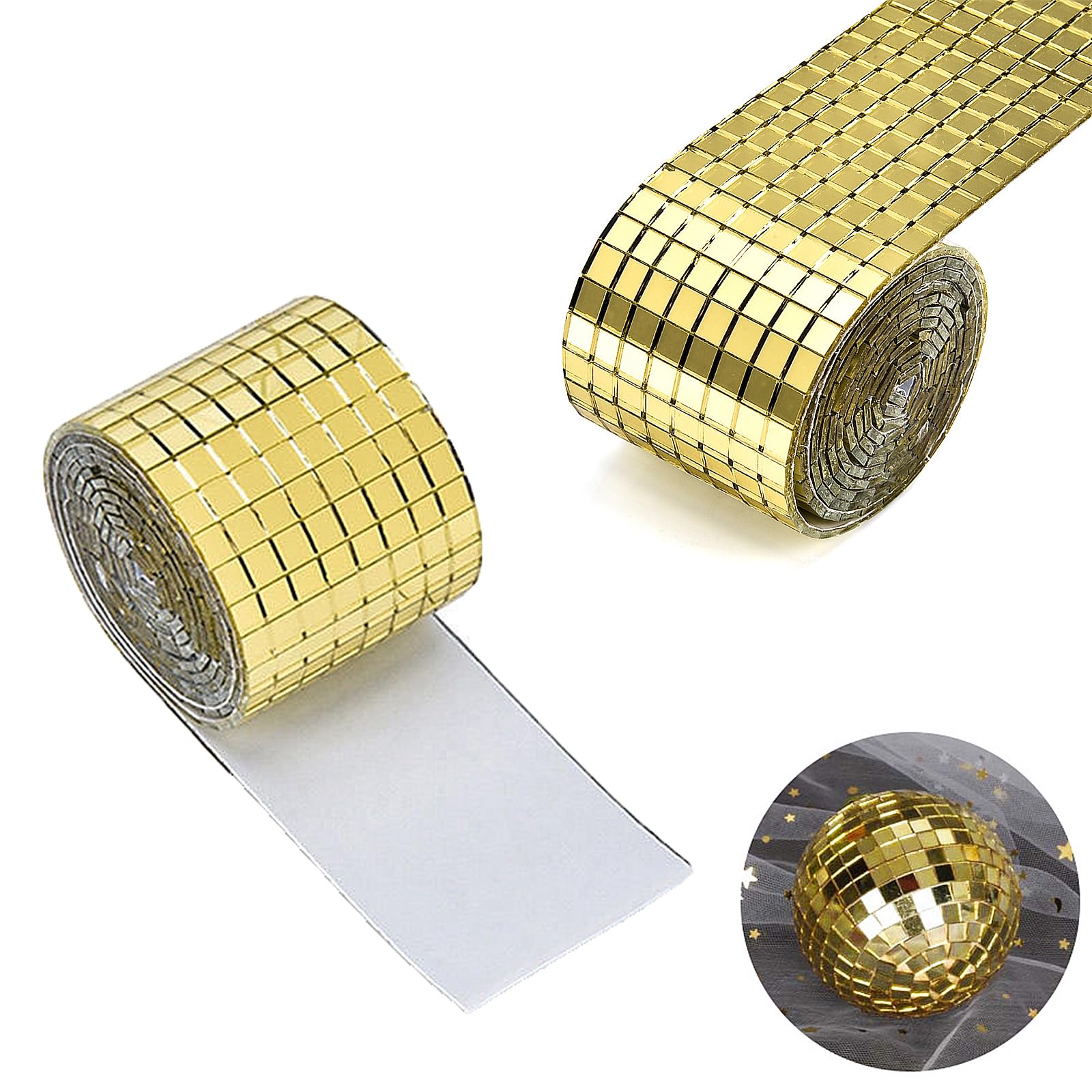 3200 Tasselli Mosaico Specchio Autoadesivi - Quadrati 5x5mm Per Decorazioni Fai Da Te - Foto 11