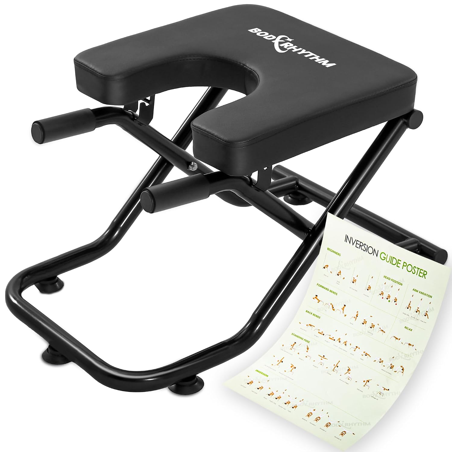 BODY RHYTHM Yoga Headstand Bench, Yoga Inversion Chair, Headstand Trainer for Relieve Stress, Improve Sleep & Digestion an... - Review, Price and Buying Guide