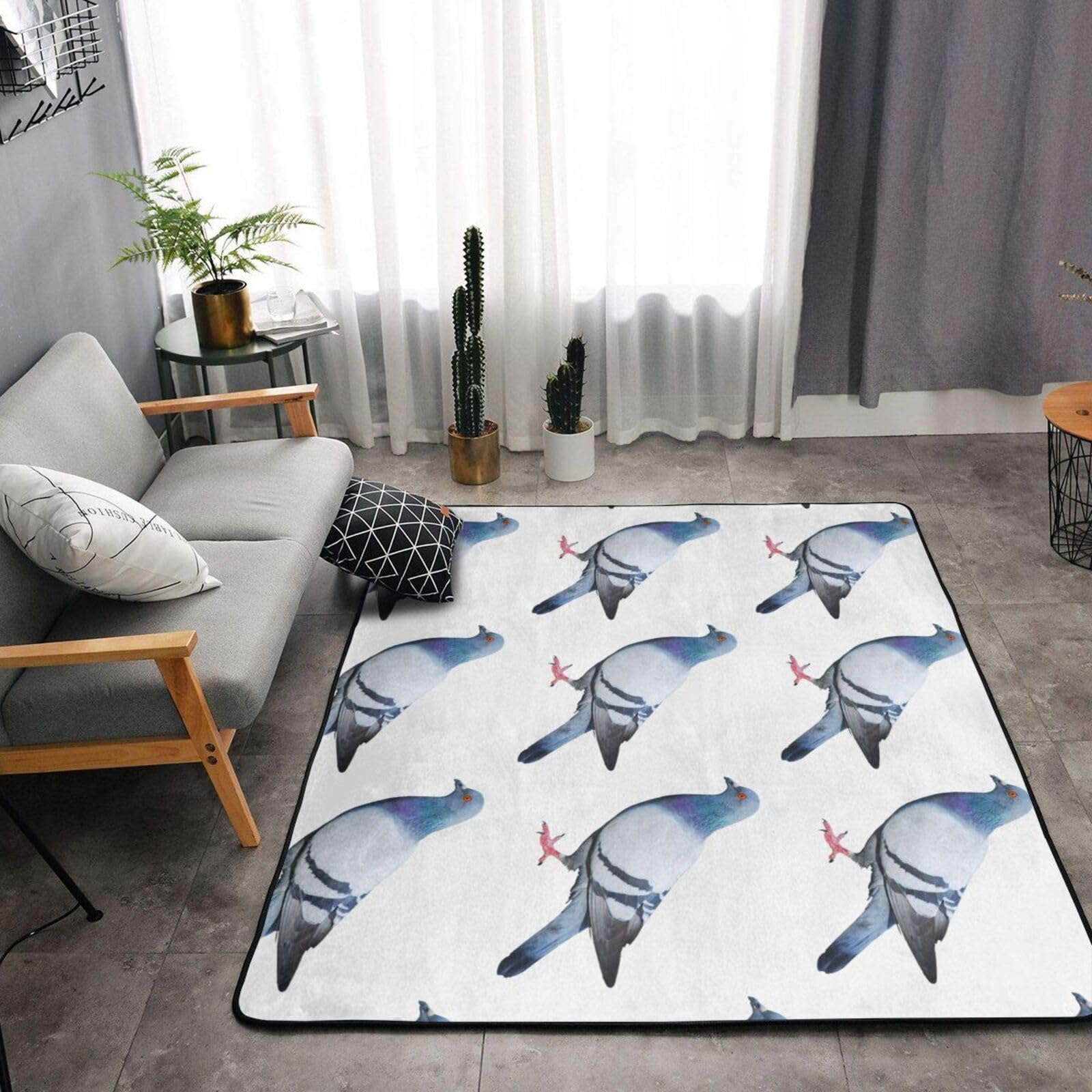 Tapete de franela antideslizante para puerta delantera y trasera de 160 x 122 cm, para interiores y exteriores