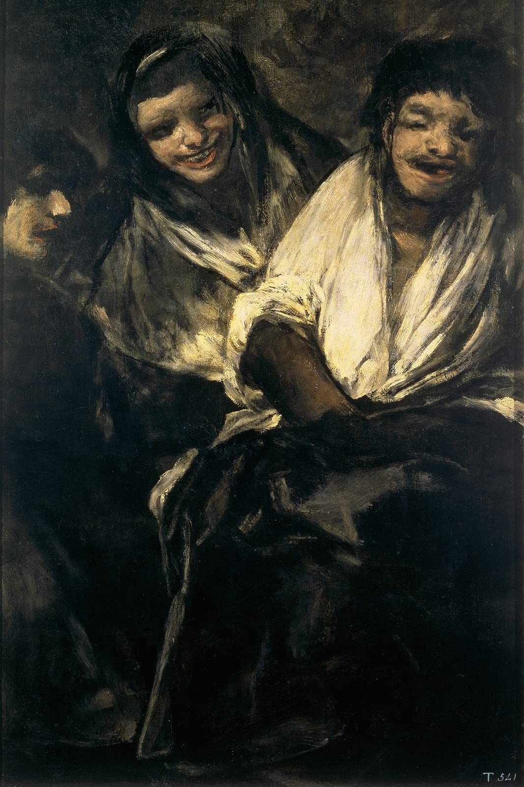 Amazon.com: Textured Paper - Francisco Goya - Man Mocked by Two