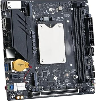 Game Motherboard Fit for ERYING Mini ITX DIY Gaming Computer Motherboard CPU Combo Interposer Kit I7 12700H 14C20T Integrated CPU DDR5 RAM NVME LGA1700
