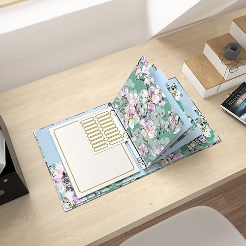 Miniatura 6 de Carpeta de 3 anillos con portapapeles, organizador de carpetas de 1 pulgada, carpetas tamaño carta de 8.5 x 11 pulgadas con pestañas divisorias y