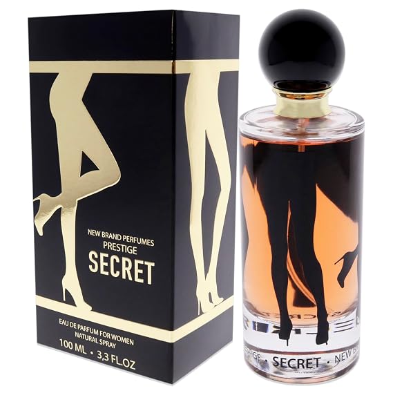 New Brand Perfumes Edp secret (l) 100 ml spr, 3.30 Fl Oz