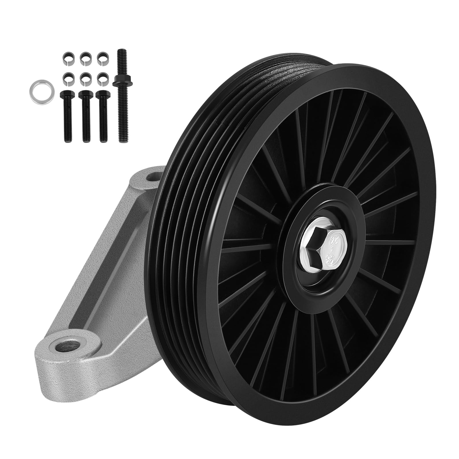 ECCPP A/C Compressor Bypass Pulley Fits 1990-1996 for Ford Bronco 5.8L