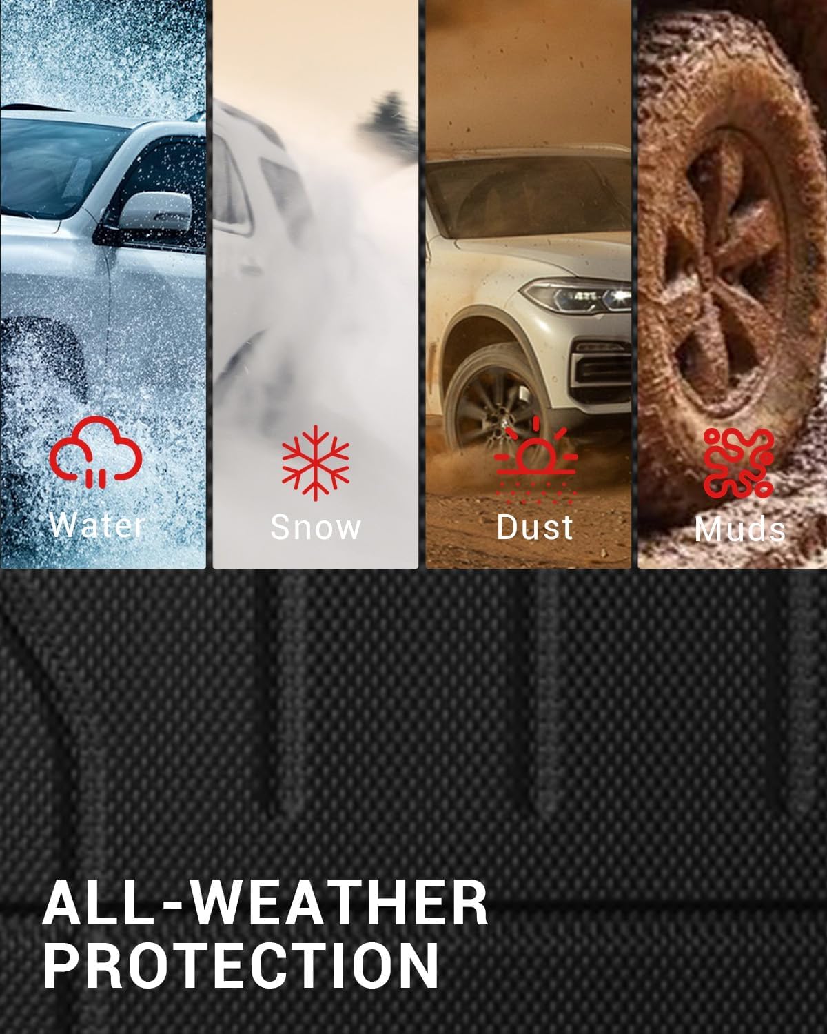 Ecarzo Backrest Mat Compatible with 2021-2024 2025 Nissan Rogue Accessories TPE Back Seat Protector All Weather Waterproof Cargo Liner for 2025 Nissan Rogue Accessories - Balck