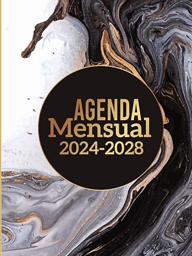 Agenda Mensual 2024-2028 Organizador 5 Años 24 à 28 Mes Vista , 60 Meses , con Vacaciones en España , Calendario Anual + To Do (Spanish Edition)