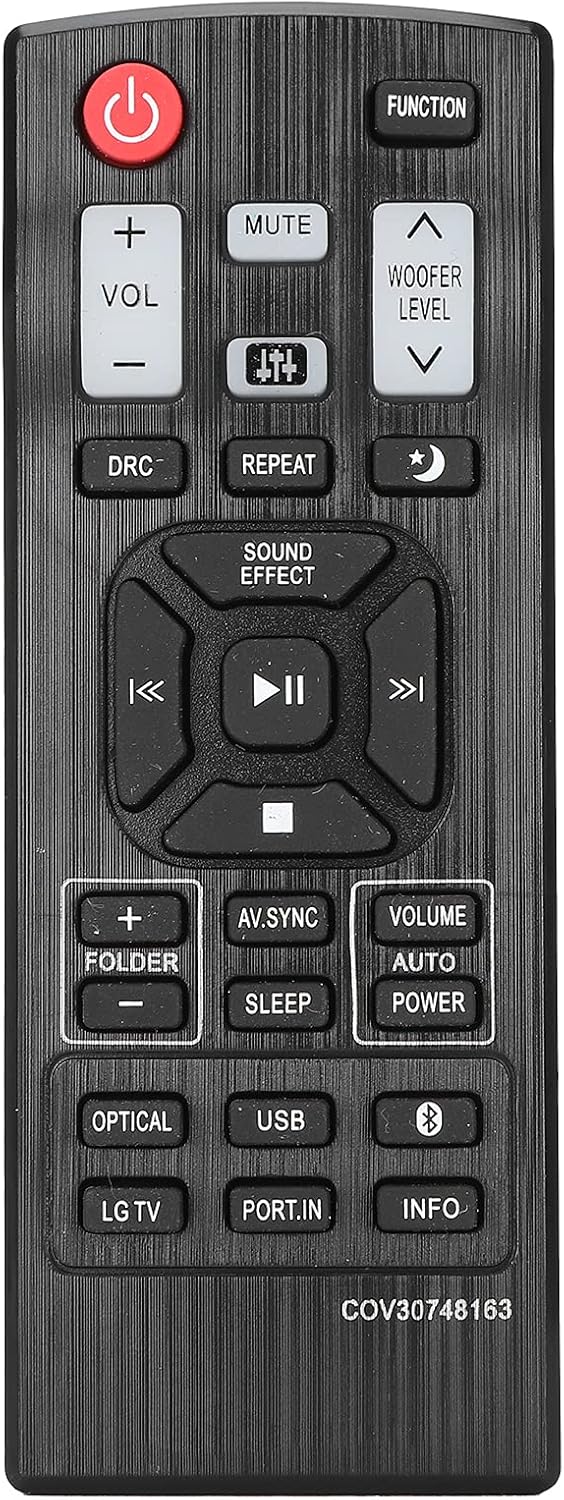 VBESTLIFE COV30748163 Soundbar Replacement Remote Control for LG LAS355B LAC450B LAS350B, default