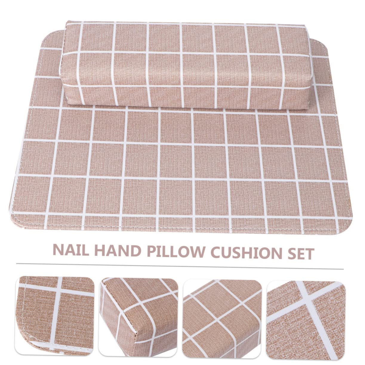 Professional Manicure Set European Style Nail Art Tools Hand Pillow Mat for Home Salon Use