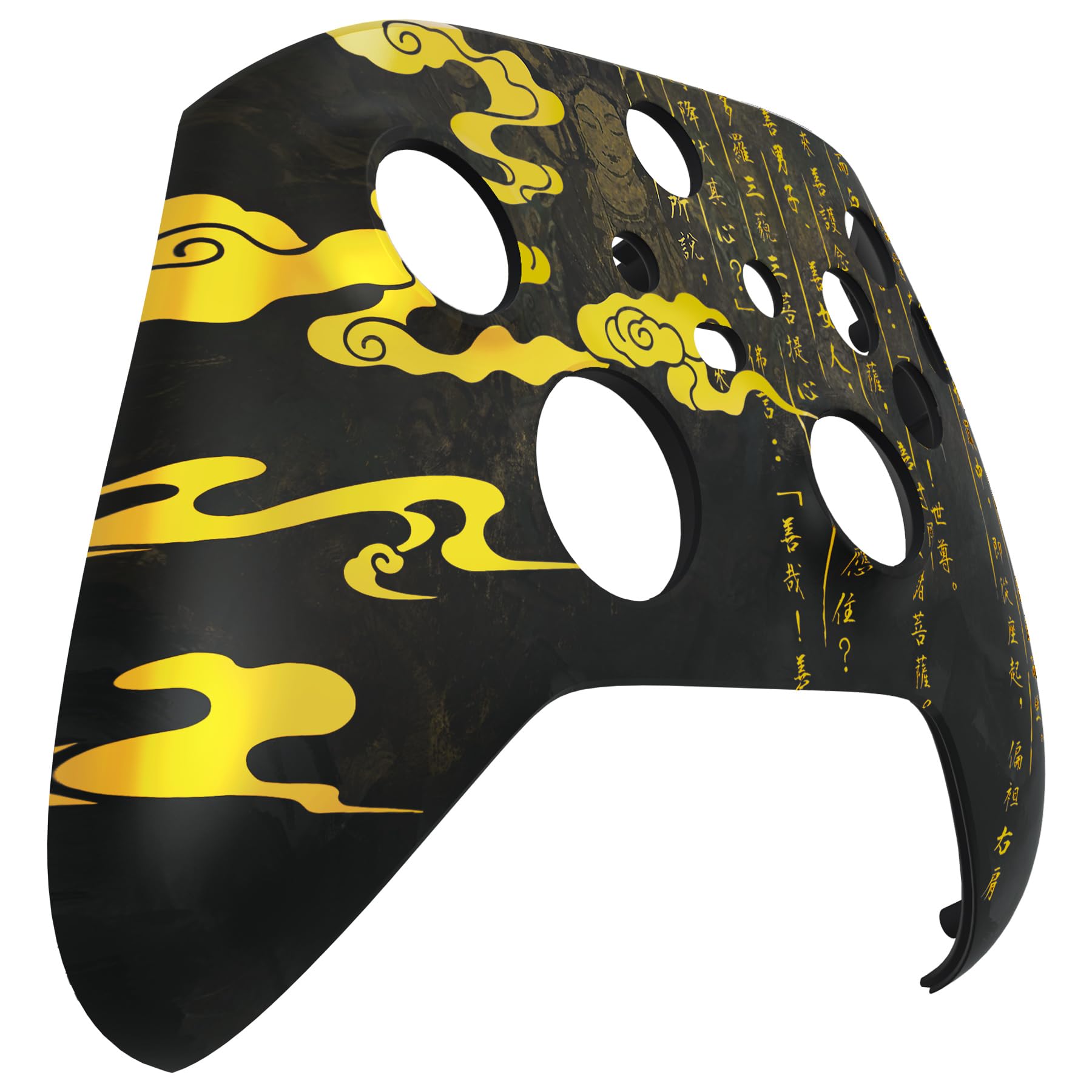 eXtremeRate Carcasa para Xbox Series S X Mando Protector Placa Frontal Funda Delantera Reemplazo Kit Cubierta Cover Shell para Xbox Series X S Control-No Incluye Mando(Mito Oriental) - 5