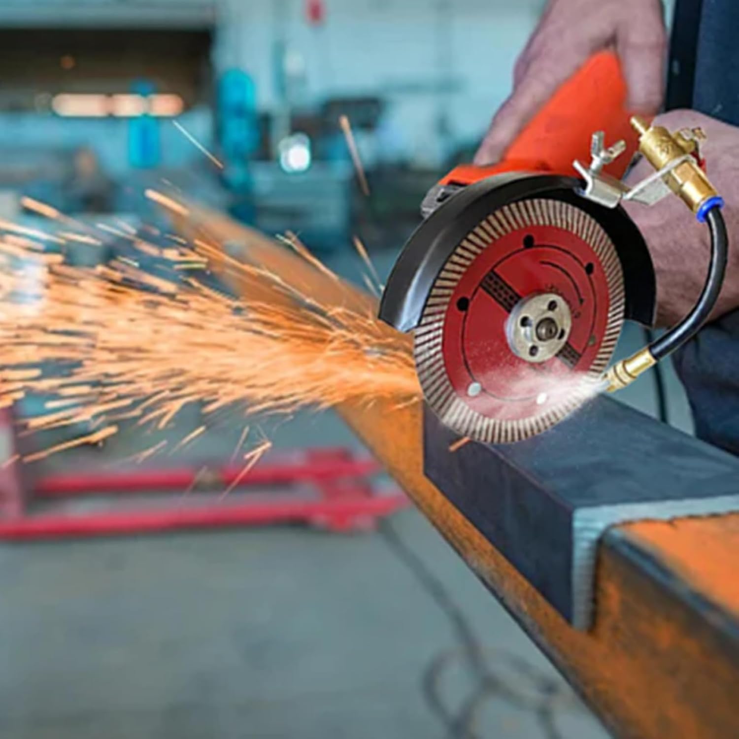 Angle Grinder Spray, Rustproof Coolant Attachment, Spray with Mode, Item for Tool Support, Utility Product Line, Attachment for Tile Marble Brick Work Construction Masonry Cutting