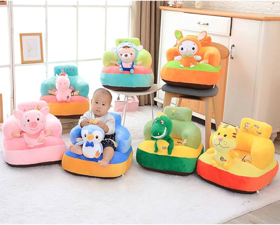 ぬいぐるみ用　ベビーチェア　full set Amazon.co.jp: ベビーキッズぬいぐるみソファシート子供ソフトチェア