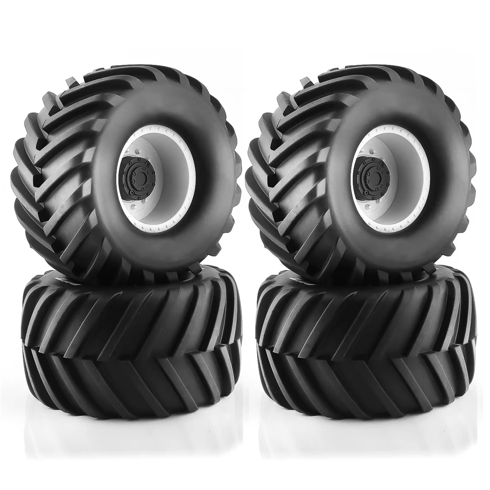 Compatibile Con Mk2 Per Axial Per Kyosho Per Tamiya Per Hpi 1/10 RC Monster Truck 4 Pezzi Ruote Pneumatici 183 Mm Pneumatici Per Camion Pezzi Di Ricambio RC Ruote Gomma