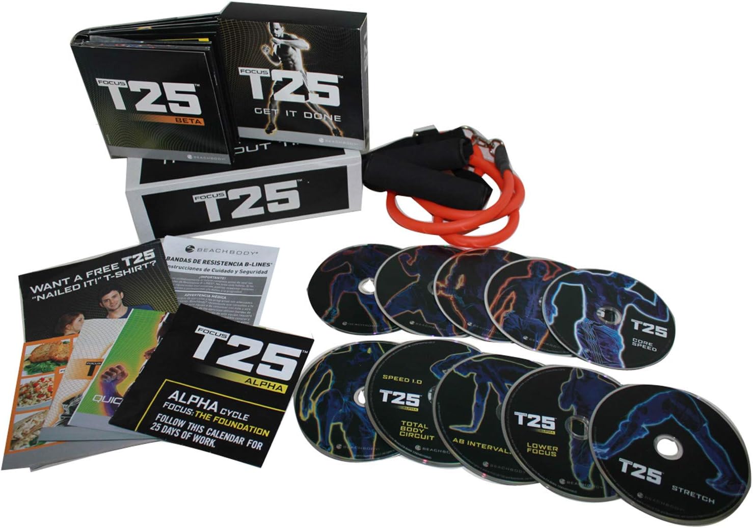 Beachbody FOCUS T25 Workout and Fitness DVD Programme, HIIT, High Intensity, Interval Training, Home Workout, Weight Loss, INSANITY, Shaun T (As Seen On High Street TV)