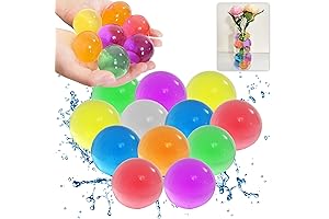 Colorful 1500pcs Giant Water Beads Kit, Large Water Gel Beads, Rainbow Mix Jumbo Jelly Balls
