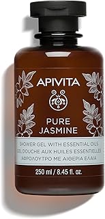 APIVITA Pure Jasmine Shower Gel | Gently Cleanses, Hydrates & Preserves Skin's Moisture with Jasmine & Propolis