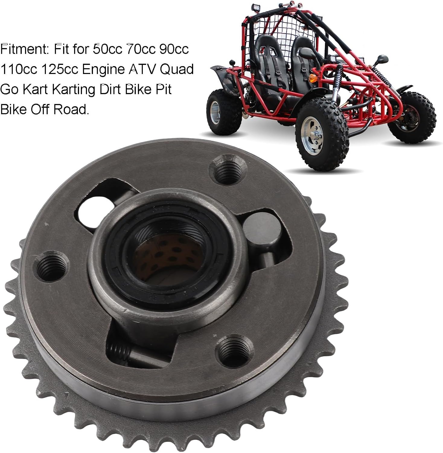Starter Clutch Drive Assembly Starter Drive Clutch Assembly 41T for Engine Kart Dirt Pit Bike