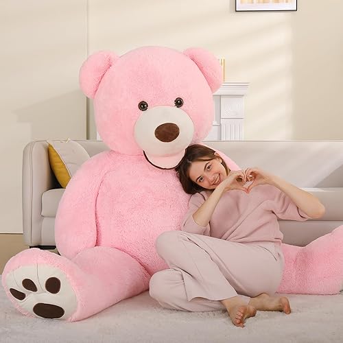 Vista 50 de MaoGoLan - Oso de peluche gigante para niñas Marrón