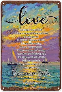 Sunset Sailboat Inspirational Quote 12x16 Inch Metal Sign | Beautiful Nautical Quote Art | Perfect for Beach Houses, Sailors, and Dreamers