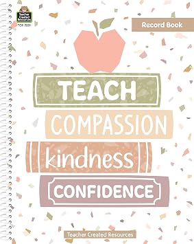 Teacher Created Resources Terrazzo Tones Record Book TCR7231