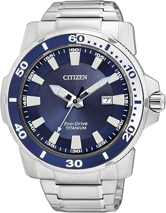 Citizen Sport Titanio Eco Drive AW1220-54L - Orologio da polso Uomo :  Amazon.it: Orologi