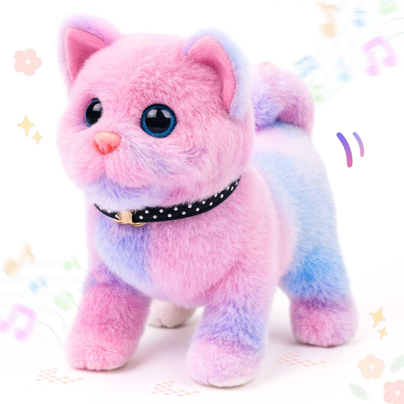 Amazon.com: Easfan Walking Kitty Stuffed Animal Interactive