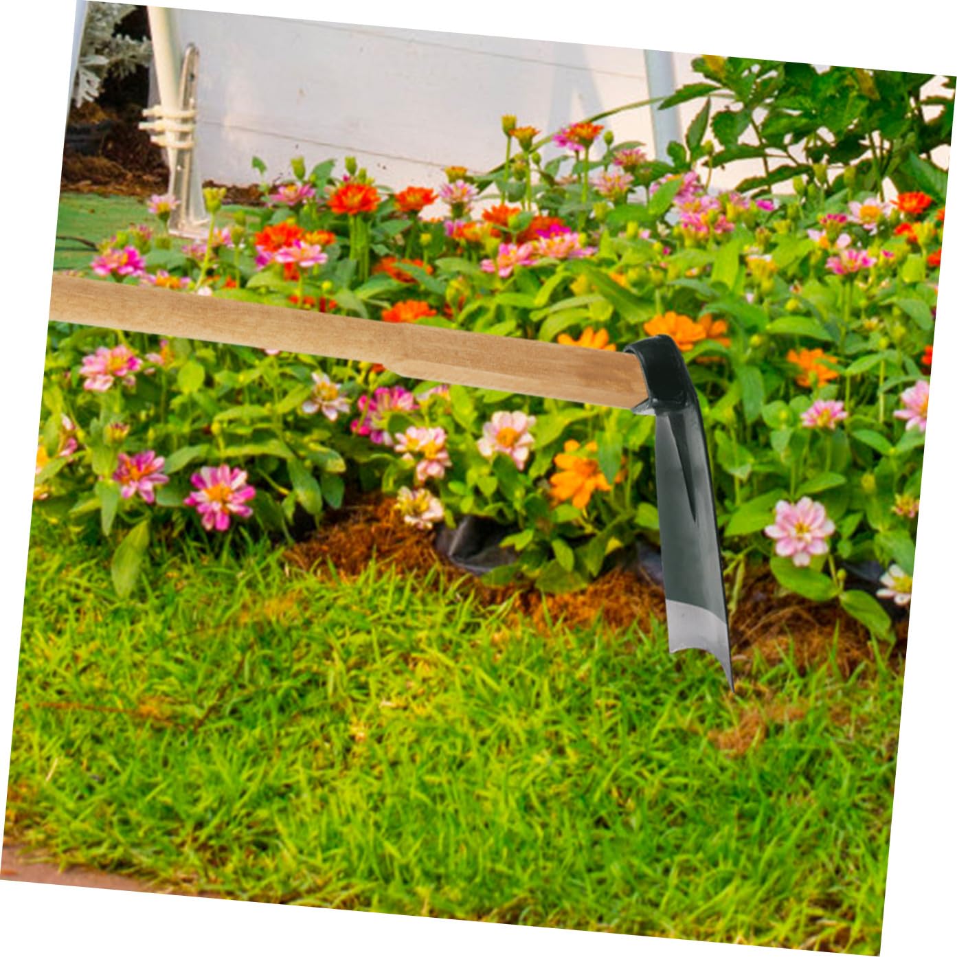 Toyvian Jardin Acier Inoxydable Outil de Jardinage Durable pour Désherbage Plantation de Fleurs à Main pour Amateurs de Jardinage