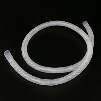 RDEXP 2 Pieces Plastic White 49.21 Length Hose Tube for Urinals for Man Women Elder