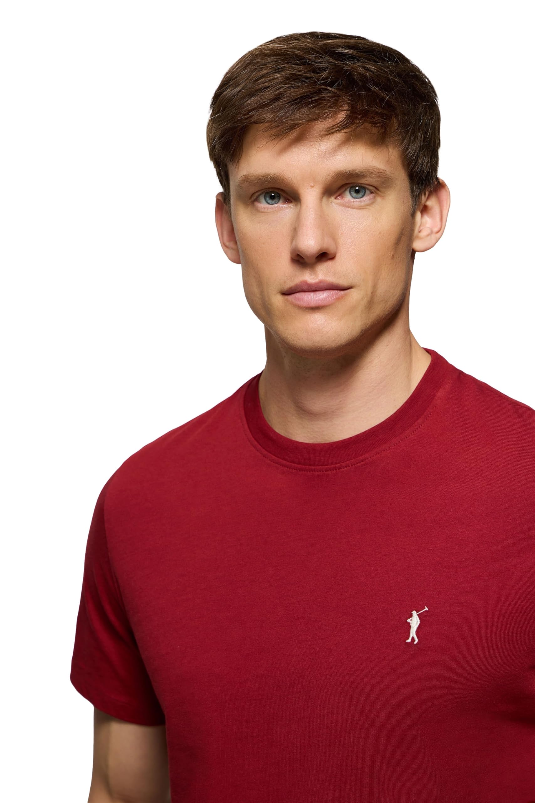 Polo Club Maglietta Basic Cotone con Logo Ricamato Uomo - T-Shirt for Men