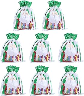 Weihnachtsverpackungsbeutel | Festtagsbeutel Geschenkverpackung Für Schmuck 8er Set | Festtagszubehör Wohnaccessoires Für Groß Und Klein Baumdekoration Festtage Klassenzimmer