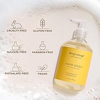 Vista 8 de Deep Steep Jabón Líquido para Manos, Lavanda y Manzanilla, 17.6 oz Limpiador Hidratante con Aceite de Oliva, Aloe Vera, Glicerina y Ácido
