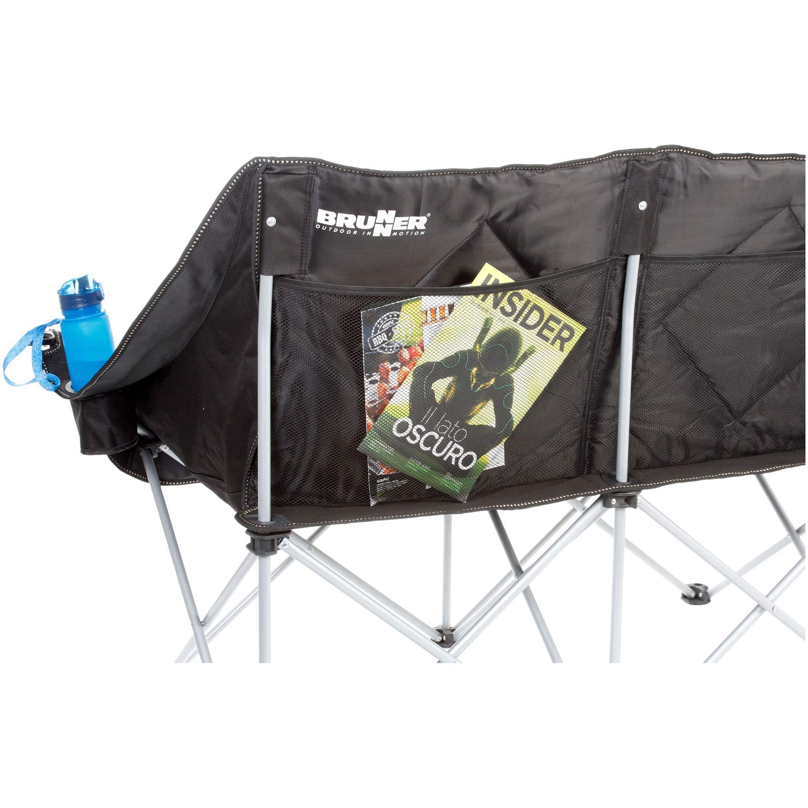 BRUNNER Faltsofa Action Sofa, Schwarz