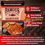 Howard's Foods Famous British Columbia Salmon Rub – Authentic West Coast Seasoning for BBQ, Oven, Pan Fry and Cedar Planking – Resealable 300 g Pack