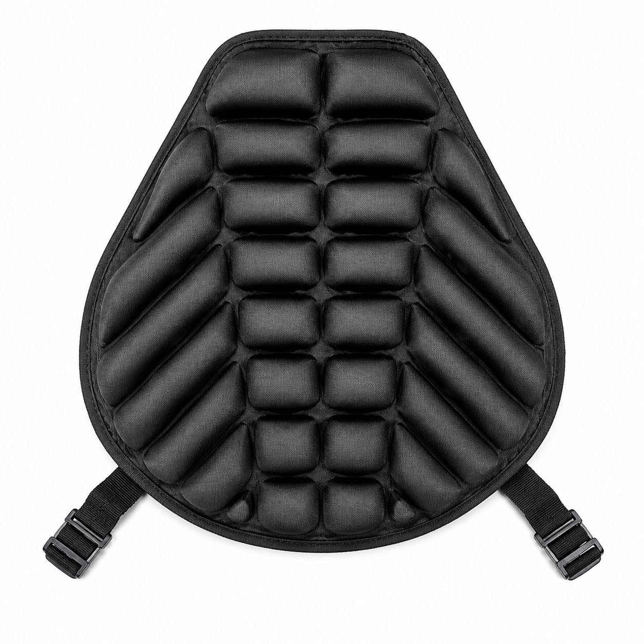 Motorcycle Seat Cushion for Bajaj Pulsar N160 2023-2026, 3D Raised Padded Motorcycle Seat Pad with Textured Backing and Adjustable Buckle Straps for Daily Riding