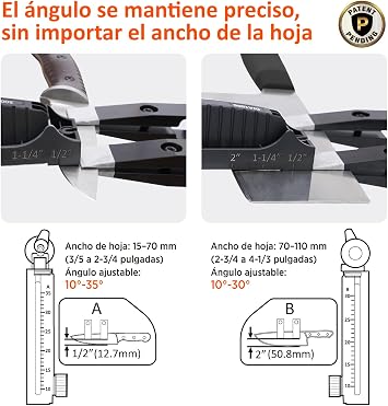 SHARPAL 202H Precision sharpening system, adjustable angle 10-35°