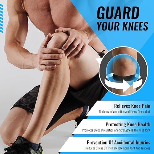 Miniatura 3 de 4 bandas de rótula, correa de soporte para tendón rotuliano para dolor de rodilla y tendinitis, rodillera para mujeres y hombres, correa de soporte