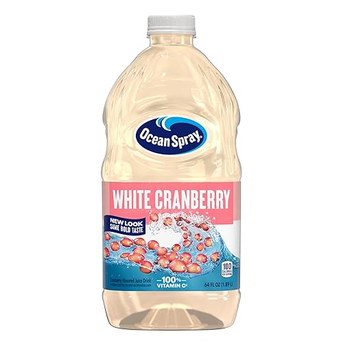 Ocean Spray Bebida de jugo de arándano blanco, botella de 64 onzas líquidas (paquete de 1)