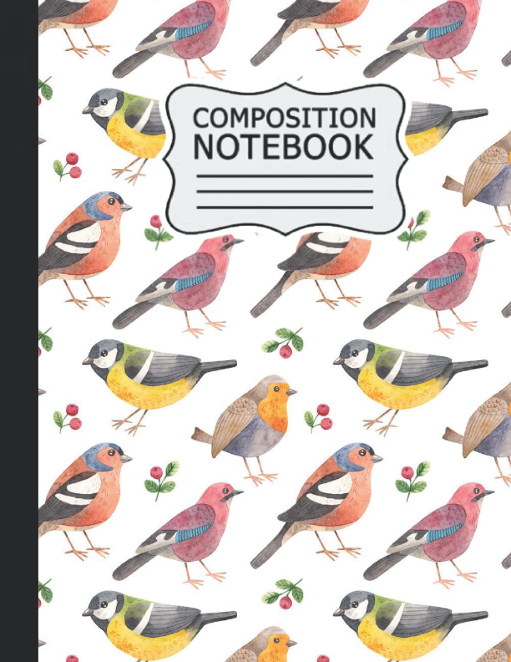 Robin Composition Notebook: Robin : Wide Ruled Lined Journal for School, Office and Home .