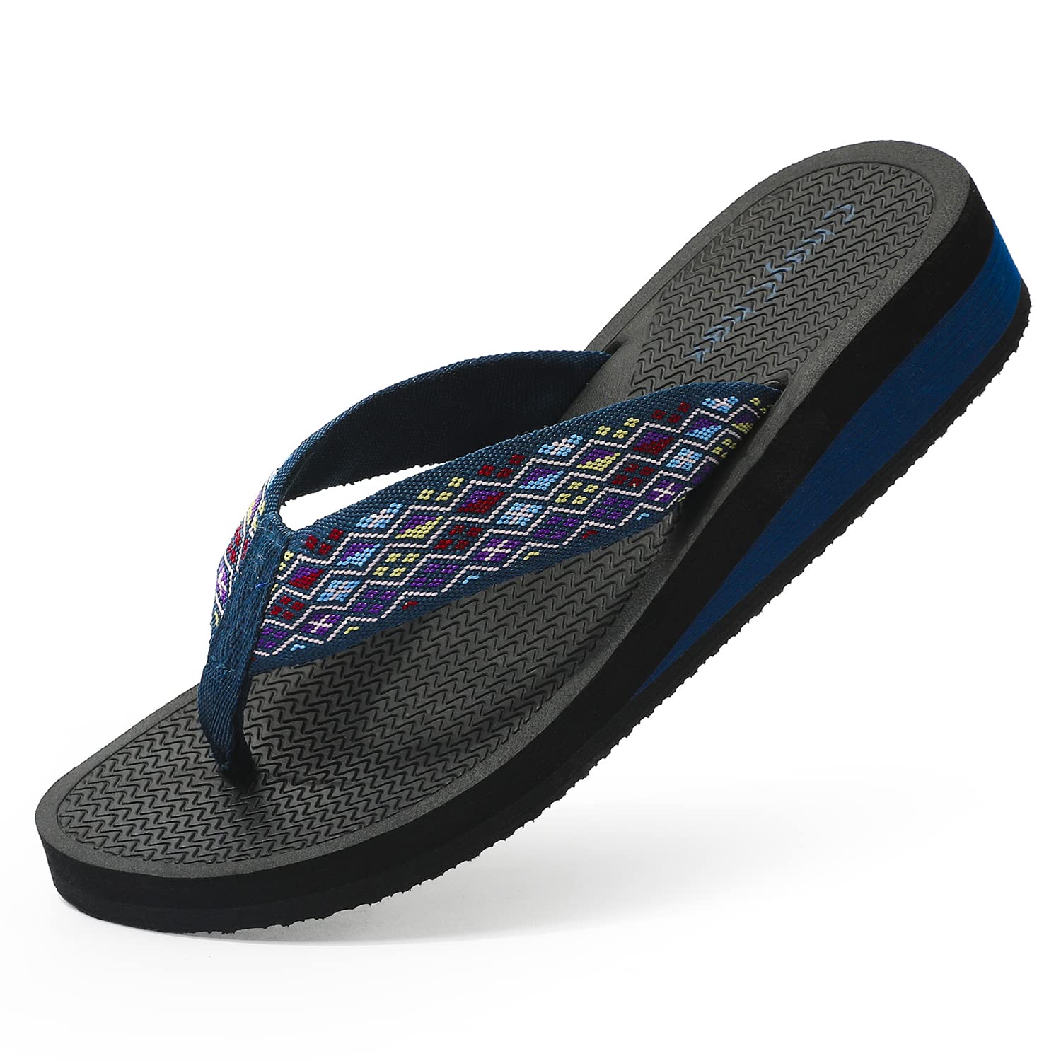 ChayChax Infradito Donna Zeppa Sandali da Spiaggia Leggero Ciabatte Estive Pantofole all’Aperto Antiscivolo