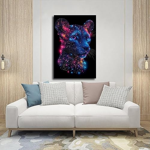 Miniatura 5 de Synthwave Neon City Print  Vaporwave Retro Art Poster  Digital Abstract Wall Decor for Modern Living Room Poster Print Decorative Painting Canvas