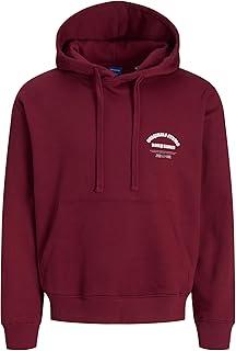 JACK & JONES Sweat Hood Jormeadows-Felpa con Cappuccio Uomo