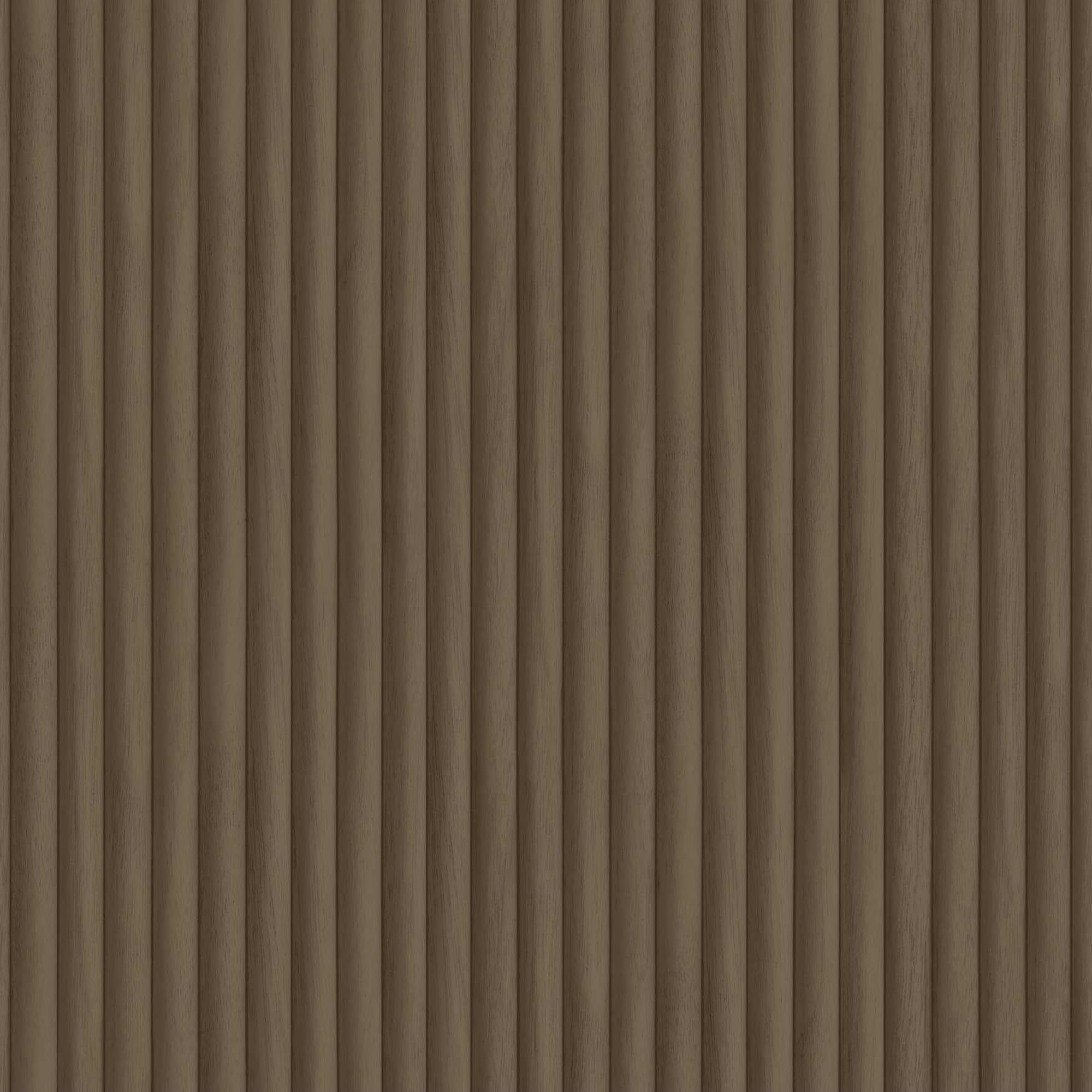 Holden Decor Brown Holden Eastern Horizons Bevel Slat Wood Effect 3D Japanese Minimalist Design Wallpaper For Living Rooms, Bedrooms, Dining Rooms Natural (13831)