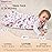 Yoofoss Baby Sleep Sack 12-18 Months, 1.5 Tog Baby Wearable Blanket with 2-Way Zipper, 100% Cotton Organic Fabric Winter Infant Sleeping Sack, Warm Soft Comfy