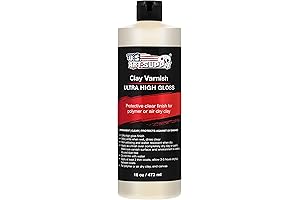 U.S. Art Supply Gloss Pouring Paint & Clay Varnish: Protect Your Masterpieces!