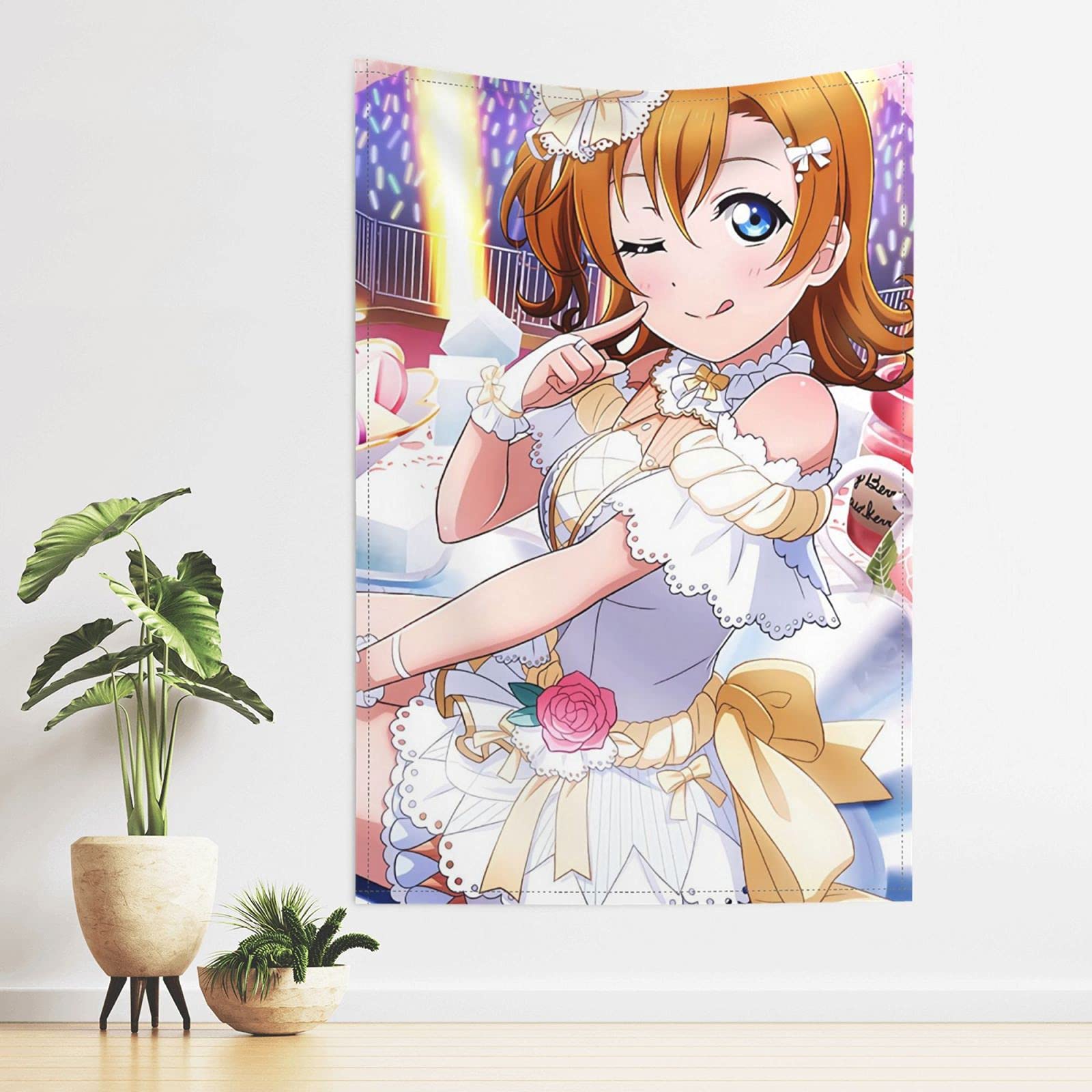 Amazon.co.jp: ラブライブ！ 高坂穂乃果 タペストリー、寝室飾り、壁