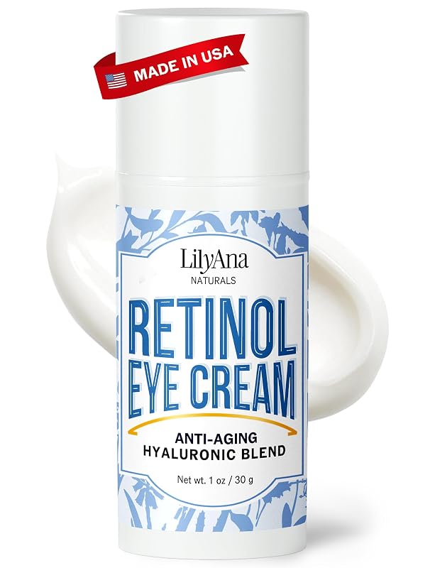 Creme para a região dos olhos LilyAna Naturals com retinol, 1 oz