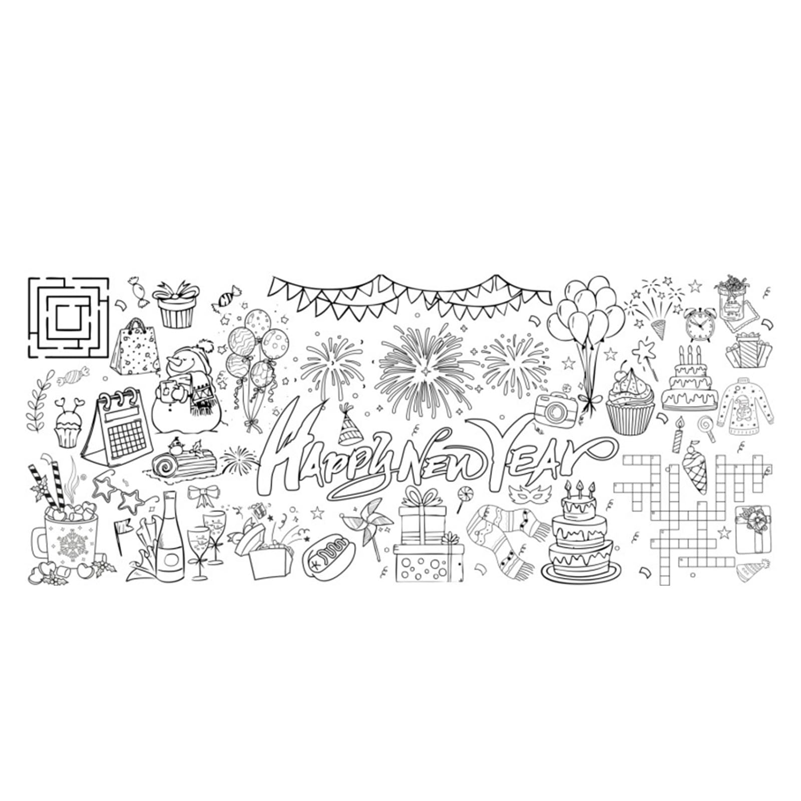 Easy to Store Graffiti Background for Kids Waterproof Paper 76x183cm Large for Festival Art Activities Safe Design Large Art Paper