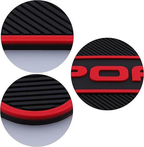 Miniatura 4 de 2 aletas de barro para automóvil, de goma suave, protección contra salpicaduras de goma, advertencia de seguridad, reflectantes, para vehículos