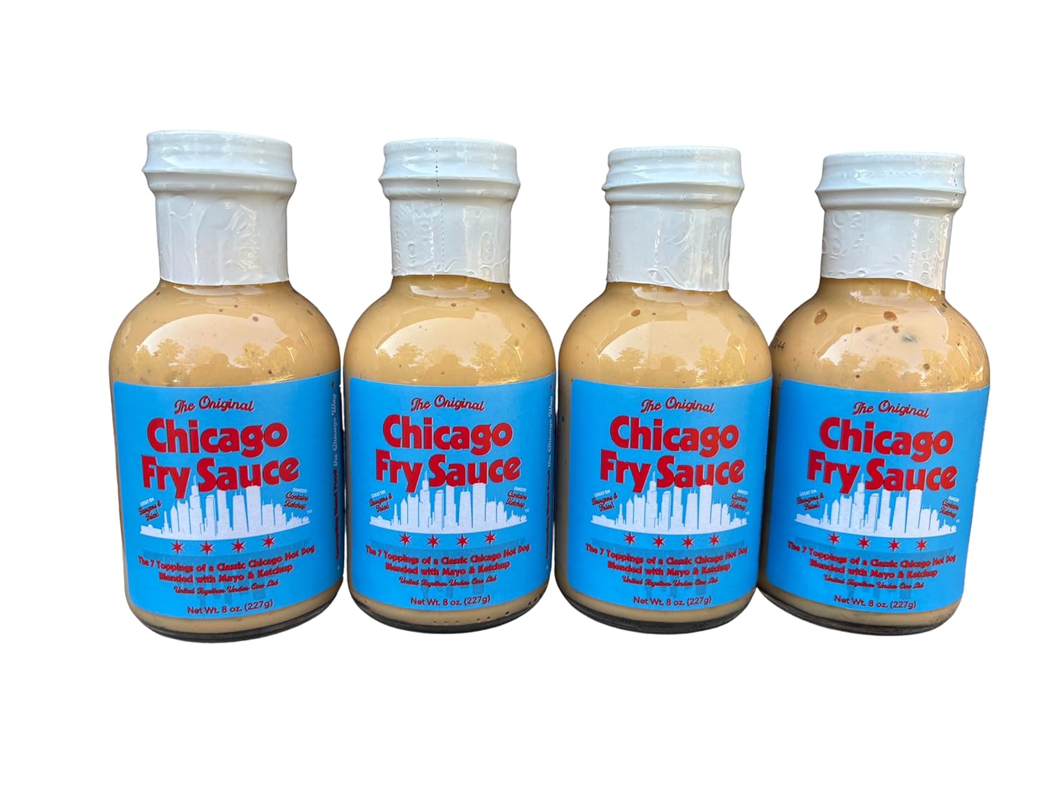 Chicago Fry Sauce – Creamy Ketchup & Mayo Blend | No Heat | Gourmet Dipping Sauce for Fries, Burgers, Nuggets & More | Chicago-Style Condiment | 8oz Glass Bottle
